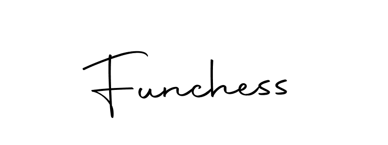 Autography-DOLnW is a professional signature style that is perfect for those who want to add a touch of class to their signature. It is also a great choice for those who want to make their signature more unique. Get Funchess name to fancy signature for free. Funchess signature style 10 images and pictures png