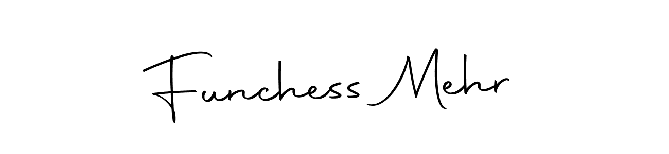 Similarly Autography-DOLnW is the best handwritten signature design. Signature creator online .You can use it as an online autograph creator for name Funchess Mehr. Funchess Mehr signature style 10 images and pictures png