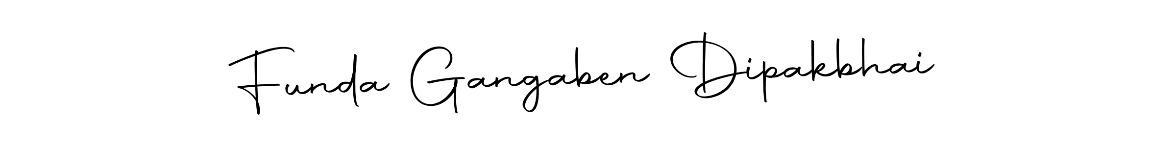 Create a beautiful signature design for name Funda Gangaben Dipakbhai. With this signature (Autography-DOLnW) fonts, you can make a handwritten signature for free. Funda Gangaben Dipakbhai signature style 10 images and pictures png