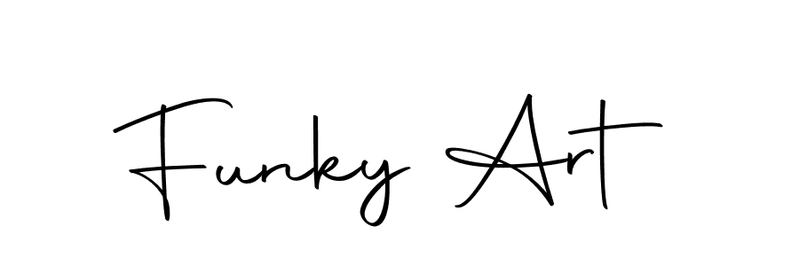 Make a beautiful signature design for name Funky Art. With this signature (Autography-DOLnW) style, you can create a handwritten signature for free. Funky Art signature style 10 images and pictures png