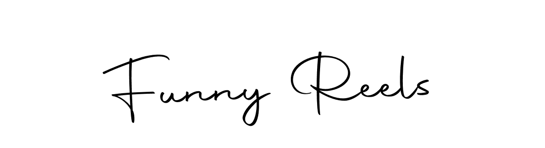 if you are searching for the best signature style for your name Funny Reels. so please give up your signature search. here we have designed multiple signature styles  using Autography-DOLnW. Funny Reels signature style 10 images and pictures png