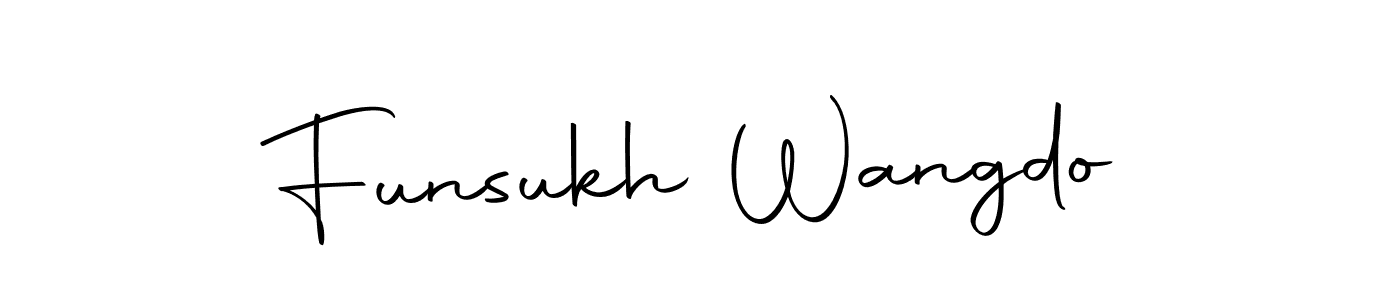 The best way (Autography-DOLnW) to make a short signature is to pick only two or three words in your name. The name Funsukh Wangdo include a total of six letters. For converting this name. Funsukh Wangdo signature style 10 images and pictures png