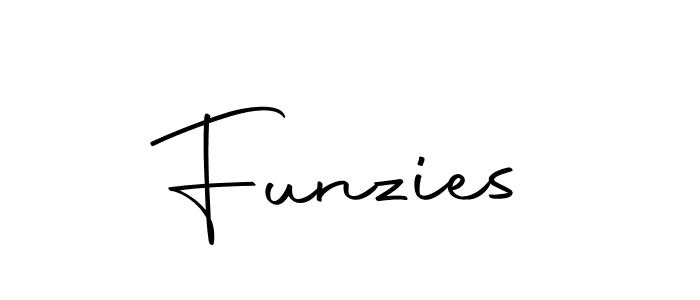 Create a beautiful signature design for name Funzies. With this signature (Autography-DOLnW) fonts, you can make a handwritten signature for free. Funzies signature style 10 images and pictures png