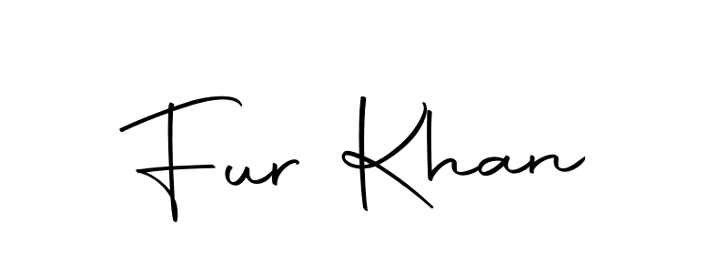 You should practise on your own different ways (Autography-DOLnW) to write your name (Fur Khan) in signature. don't let someone else do it for you. Fur Khan signature style 10 images and pictures png