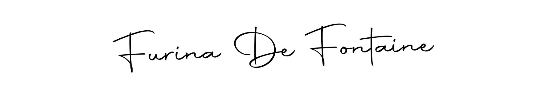 Make a beautiful signature design for name Furina De Fontaine. With this signature (Autography-DOLnW) style, you can create a handwritten signature for free. Furina De Fontaine signature style 10 images and pictures png