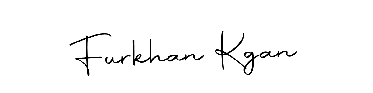 Create a beautiful signature design for name Furkhan Kgan. With this signature (Autography-DOLnW) fonts, you can make a handwritten signature for free. Furkhan Kgan signature style 10 images and pictures png