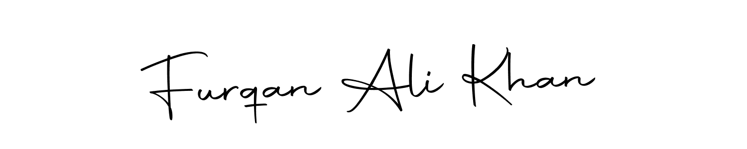 Design your own signature with our free online signature maker. With this signature software, you can create a handwritten (Autography-DOLnW) signature for name Furqan Ali Khan. Furqan Ali Khan signature style 10 images and pictures png