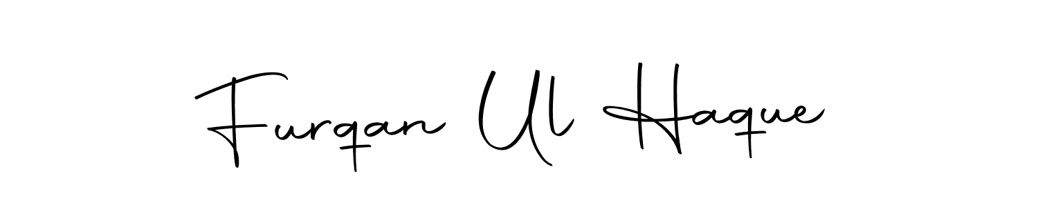 Make a beautiful signature design for name Furqan Ul Haque. With this signature (Autography-DOLnW) style, you can create a handwritten signature for free. Furqan Ul Haque signature style 10 images and pictures png