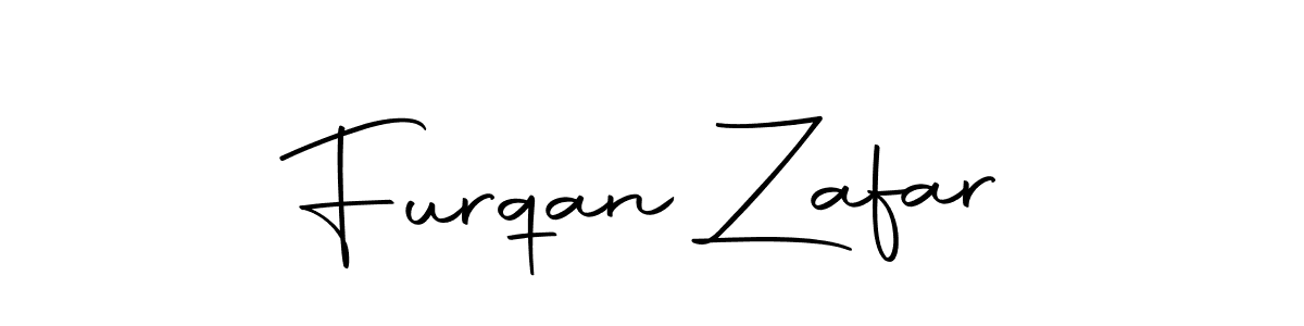 How to make Furqan Zafar name signature. Use Autography-DOLnW style for creating short signs online. This is the latest handwritten sign. Furqan Zafar signature style 10 images and pictures png