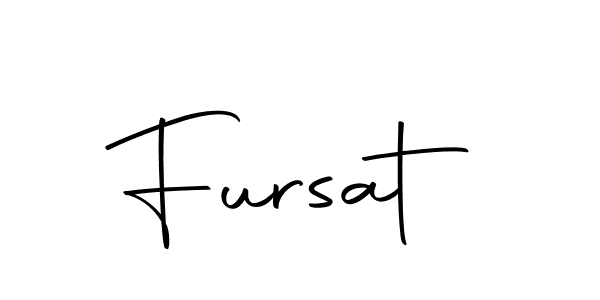 Design your own signature with our free online signature maker. With this signature software, you can create a handwritten (Autography-DOLnW) signature for name Fursat. Fursat signature style 10 images and pictures png