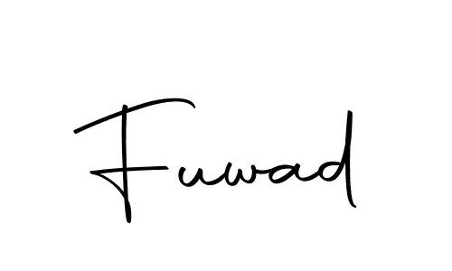 Design your own signature with our free online signature maker. With this signature software, you can create a handwritten (Autography-DOLnW) signature for name Fuwad. Fuwad signature style 10 images and pictures png