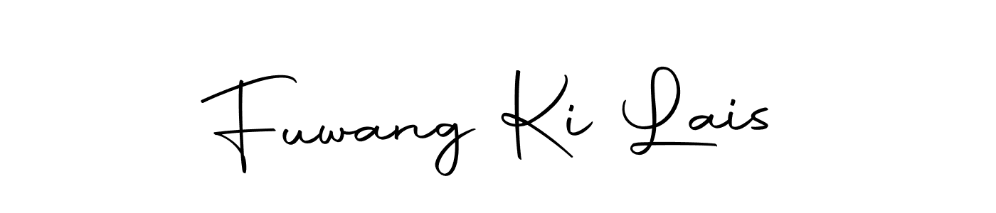 The best way (Autography-DOLnW) to make a short signature is to pick only two or three words in your name. The name Fuwang Ki Lais include a total of six letters. For converting this name. Fuwang Ki Lais signature style 10 images and pictures png
