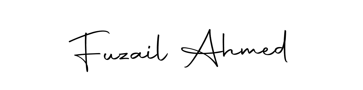 Also we have Fuzail Ahmed name is the best signature style. Create professional handwritten signature collection using Autography-DOLnW autograph style. Fuzail Ahmed signature style 10 images and pictures png