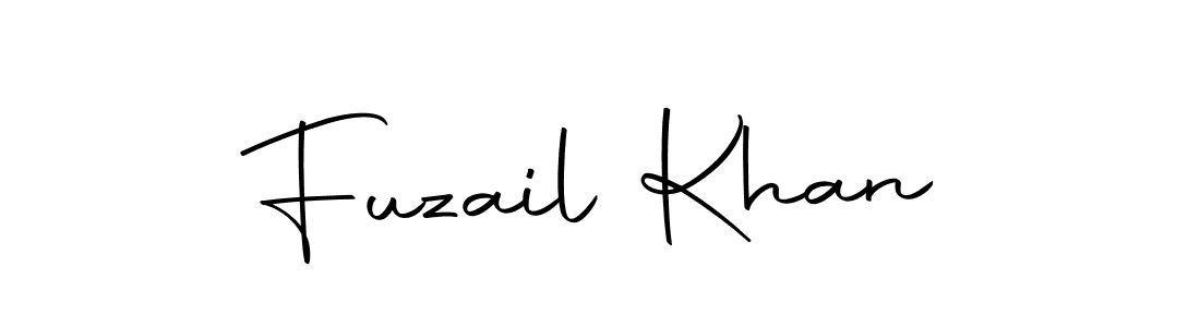 Design your own signature with our free online signature maker. With this signature software, you can create a handwritten (Autography-DOLnW) signature for name Fuzail Khan. Fuzail Khan signature style 10 images and pictures png