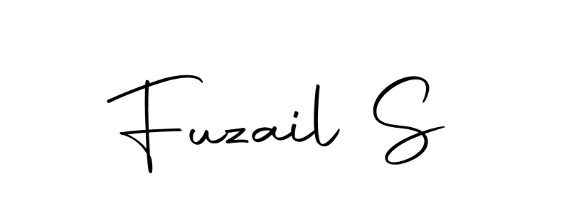 Make a beautiful signature design for name Fuzail S. With this signature (Autography-DOLnW) style, you can create a handwritten signature for free. Fuzail S signature style 10 images and pictures png