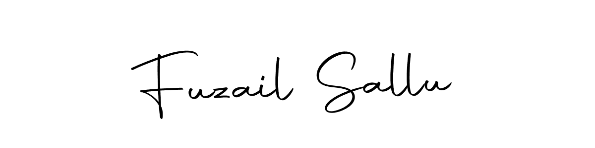 Use a signature maker to create a handwritten signature online. With this signature software, you can design (Autography-DOLnW) your own signature for name Fuzail Sallu. Fuzail Sallu signature style 10 images and pictures png