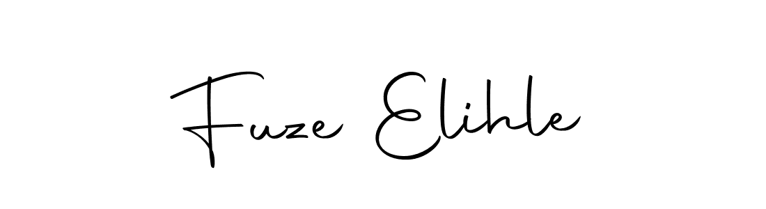 Fuze Elihle stylish signature style. Best Handwritten Sign (Autography-DOLnW) for my name. Handwritten Signature Collection Ideas for my name Fuze Elihle. Fuze Elihle signature style 10 images and pictures png