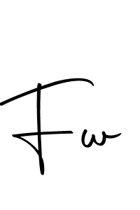 Use a signature maker to create a handwritten signature online. With this signature software, you can design (Autography-DOLnW) your own signature for name Fw. Fw signature style 10 images and pictures png