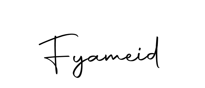 Similarly Autography-DOLnW is the best handwritten signature design. Signature creator online .You can use it as an online autograph creator for name Fyameid. Fyameid signature style 10 images and pictures png