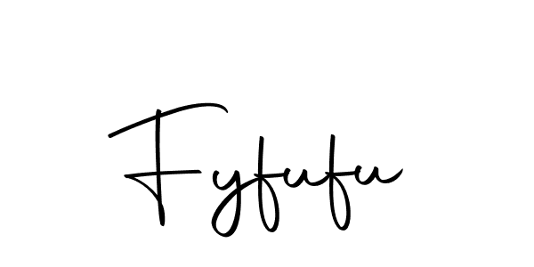 How to make Fyfufu signature? Autography-DOLnW is a professional autograph style. Create handwritten signature for Fyfufu name. Fyfufu signature style 10 images and pictures png