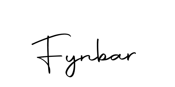 You should practise on your own different ways (Autography-DOLnW) to write your name (Fynbar) in signature. don't let someone else do it for you. Fynbar signature style 10 images and pictures png