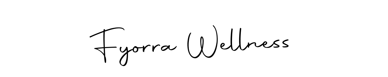 Also we have Fyorra Wellness name is the best signature style. Create professional handwritten signature collection using Autography-DOLnW autograph style. Fyorra Wellness signature style 10 images and pictures png