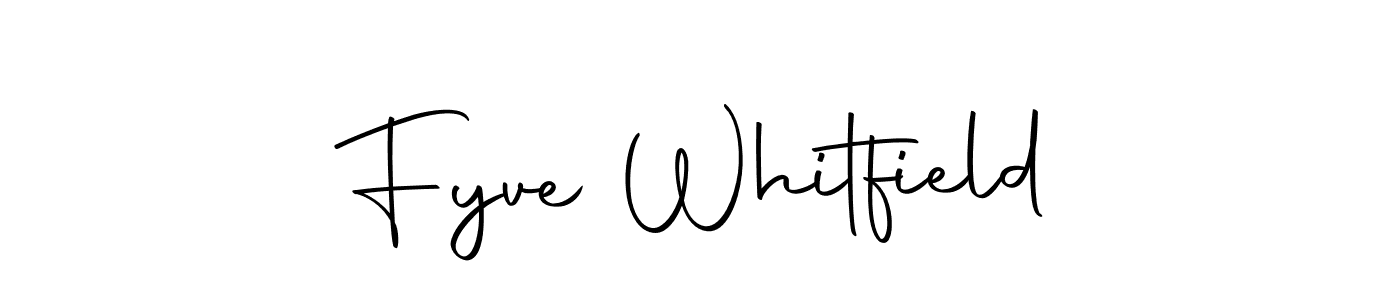 Fyve Whitfield stylish signature style. Best Handwritten Sign (Autography-DOLnW) for my name. Handwritten Signature Collection Ideas for my name Fyve Whitfield. Fyve Whitfield signature style 10 images and pictures png