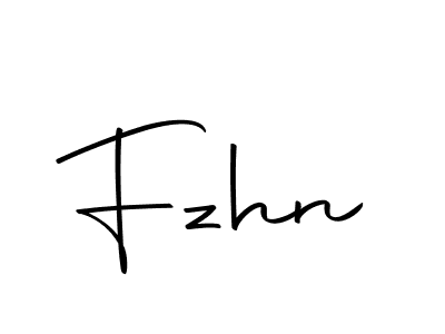 You should practise on your own different ways (Autography-DOLnW) to write your name (Fzhn) in signature. don't let someone else do it for you. Fzhn signature style 10 images and pictures png