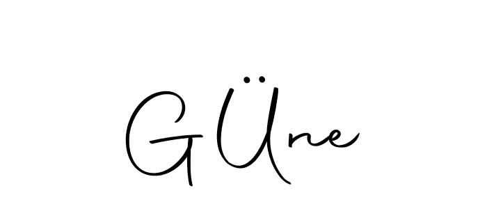 How to make GÜneŞ signature? Autography-DOLnW is a professional autograph style. Create handwritten signature for GÜneŞ name. GÜneŞ signature style 10 images and pictures png