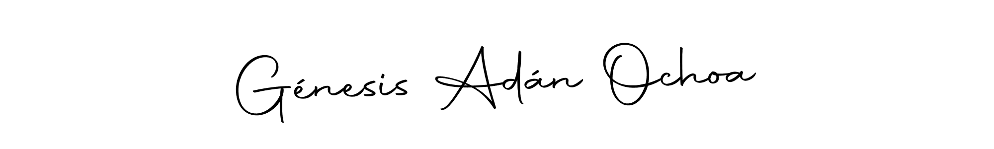 if you are searching for the best signature style for your name Génesis Adán Ochoa. so please give up your signature search. here we have designed multiple signature styles  using Autography-DOLnW. Génesis Adán Ochoa signature style 10 images and pictures png