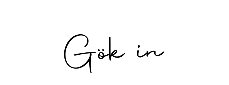 The best way (Autography-DOLnW) to make a short signature is to pick only two or three words in your name. The name Gökşin include a total of six letters. For converting this name. Gökşin signature style 10 images and pictures png