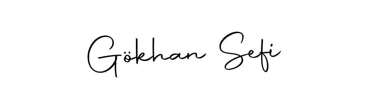 Check out images of Autograph of Gökhan Sefi name. Actor Gökhan Sefi Signature Style. Autography-DOLnW is a professional sign style online. Gökhan Sefi signature style 10 images and pictures png