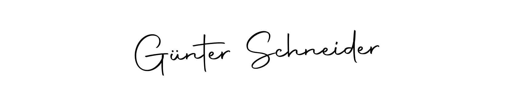 Once you've used our free online signature maker to create your best signature Autography-DOLnW style, it's time to enjoy all of the benefits that Günter Schneider name signing documents. Günter Schneider signature style 10 images and pictures png