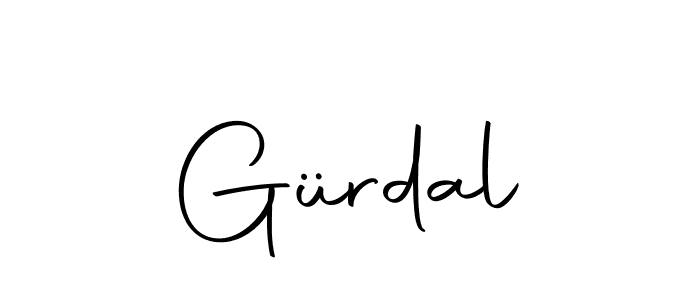 Design your own signature with our free online signature maker. With this signature software, you can create a handwritten (Autography-DOLnW) signature for name Gürdal. Gürdal signature style 10 images and pictures png