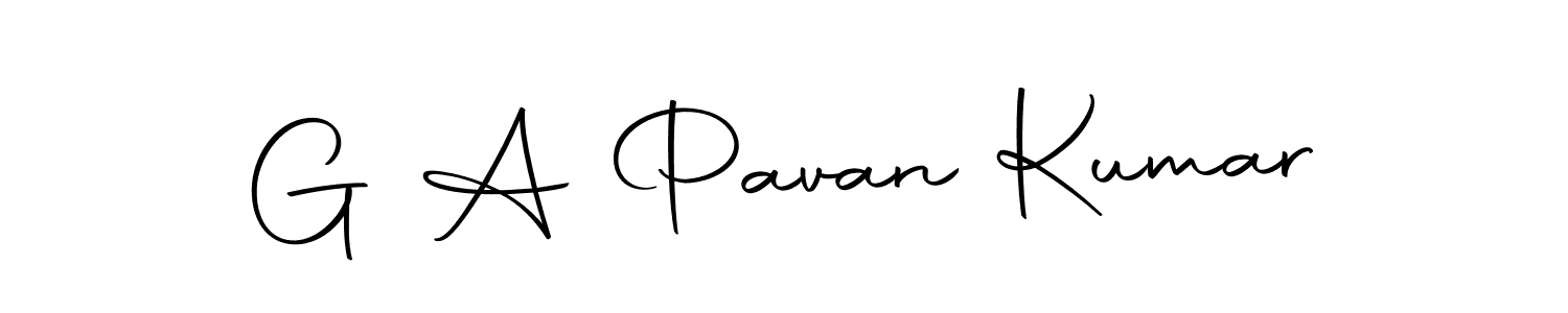 Also we have G A Pavan Kumar name is the best signature style. Create professional handwritten signature collection using Autography-DOLnW autograph style. G A Pavan Kumar signature style 10 images and pictures png