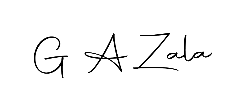 This is the best signature style for the G A Zala name. Also you like these signature font (Autography-DOLnW). Mix name signature. G A Zala signature style 10 images and pictures png