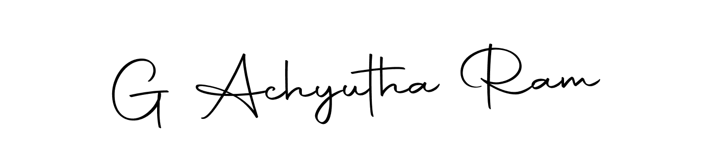 Make a beautiful signature design for name G Achyutha Ram. Use this online signature maker to create a handwritten signature for free. G Achyutha Ram signature style 10 images and pictures png