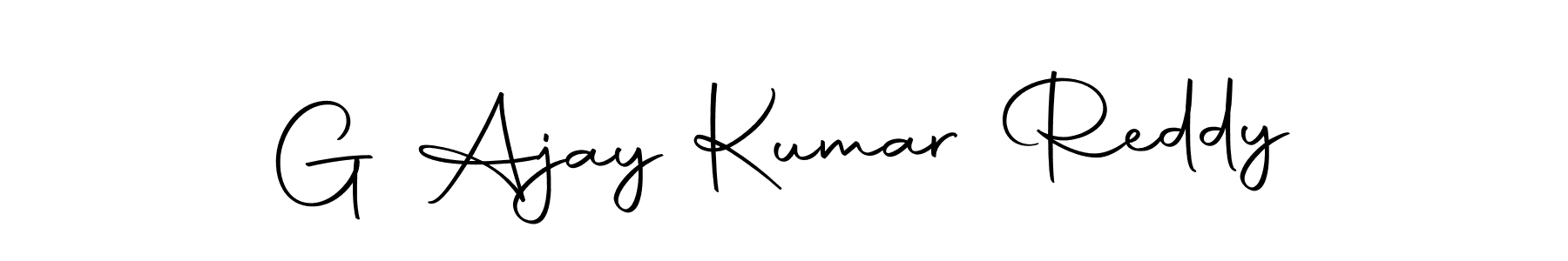 Make a beautiful signature design for name G Ajay Kumar Reddy. Use this online signature maker to create a handwritten signature for free. G Ajay Kumar Reddy signature style 10 images and pictures png