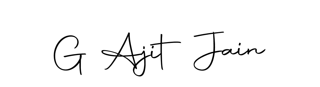 Autography-DOLnW is a professional signature style that is perfect for those who want to add a touch of class to their signature. It is also a great choice for those who want to make their signature more unique. Get G Ajit Jain name to fancy signature for free. G Ajit Jain signature style 10 images and pictures png