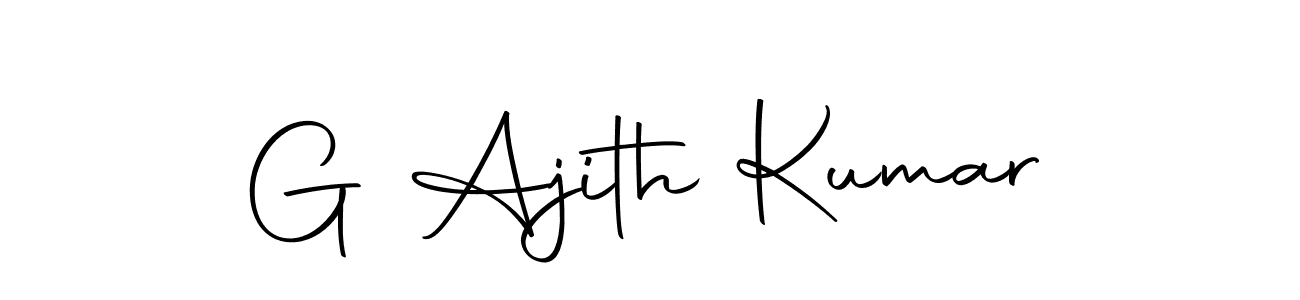 You can use this online signature creator to create a handwritten signature for the name G Ajith Kumar. This is the best online autograph maker. G Ajith Kumar signature style 10 images and pictures png