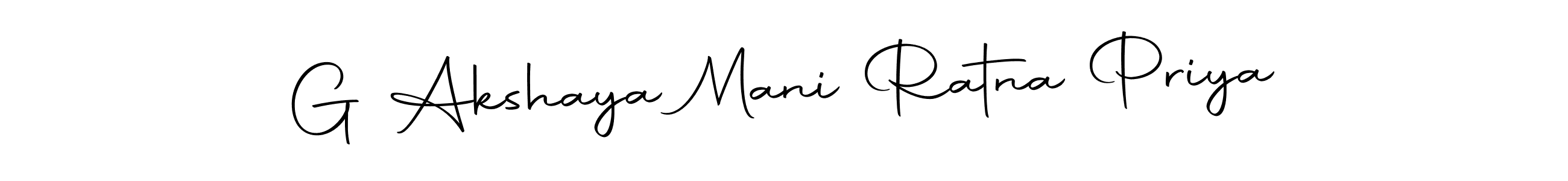 It looks lik you need a new signature style for name G Akshaya Mani Ratna Priya. Design unique handwritten (Autography-DOLnW) signature with our free signature maker in just a few clicks. G Akshaya Mani Ratna Priya signature style 10 images and pictures png