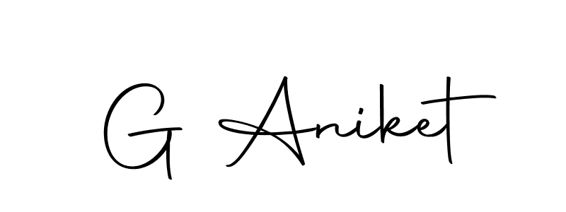 Similarly Autography-DOLnW is the best handwritten signature design. Signature creator online .You can use it as an online autograph creator for name G Aniket. G Aniket signature style 10 images and pictures png