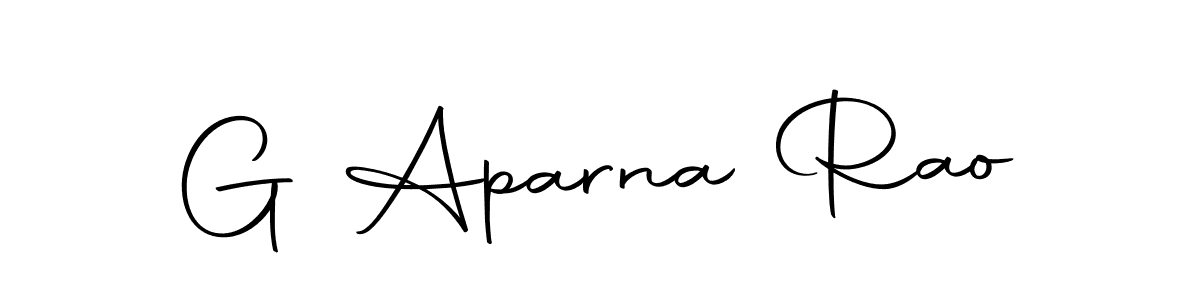 The best way (Autography-DOLnW) to make a short signature is to pick only two or three words in your name. The name G Aparna Rao include a total of six letters. For converting this name. G Aparna Rao signature style 10 images and pictures png