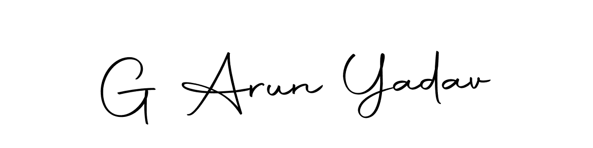 Once you've used our free online signature maker to create your best signature Autography-DOLnW style, it's time to enjoy all of the benefits that G Arun Yadav name signing documents. G Arun Yadav signature style 10 images and pictures png
