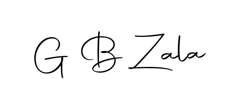Create a beautiful signature design for name G B Zala. With this signature (Autography-DOLnW) fonts, you can make a handwritten signature for free. G B Zala signature style 10 images and pictures png