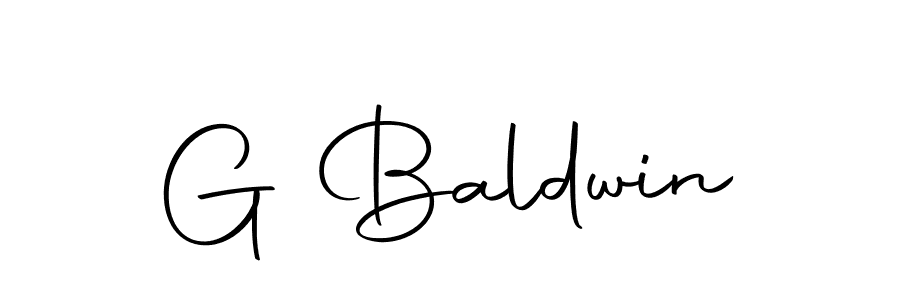 G Baldwin stylish signature style. Best Handwritten Sign (Autography-DOLnW) for my name. Handwritten Signature Collection Ideas for my name G Baldwin. G Baldwin signature style 10 images and pictures png