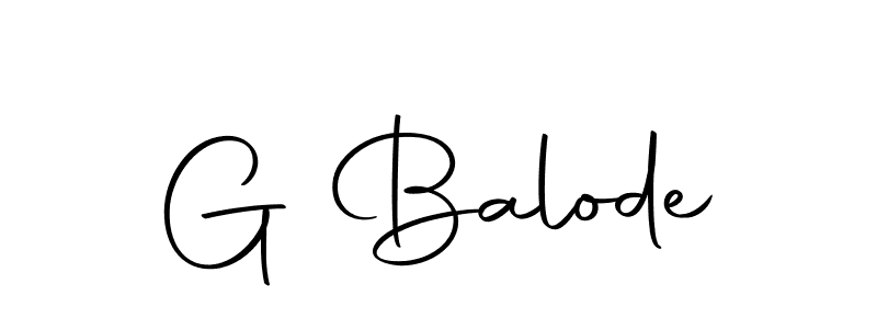 if you are searching for the best signature style for your name G Balode. so please give up your signature search. here we have designed multiple signature styles  using Autography-DOLnW. G Balode signature style 10 images and pictures png