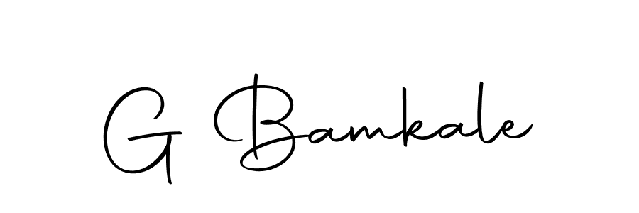 Make a beautiful signature design for name G Bamkale. With this signature (Autography-DOLnW) style, you can create a handwritten signature for free. G Bamkale signature style 10 images and pictures png