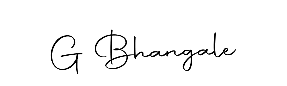 Make a beautiful signature design for name G Bhangale. With this signature (Autography-DOLnW) style, you can create a handwritten signature for free. G Bhangale signature style 10 images and pictures png