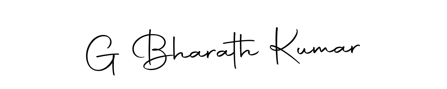 Make a short G Bharath Kumar signature style. Manage your documents anywhere anytime using Autography-DOLnW. Create and add eSignatures, submit forms, share and send files easily. G Bharath Kumar signature style 10 images and pictures png